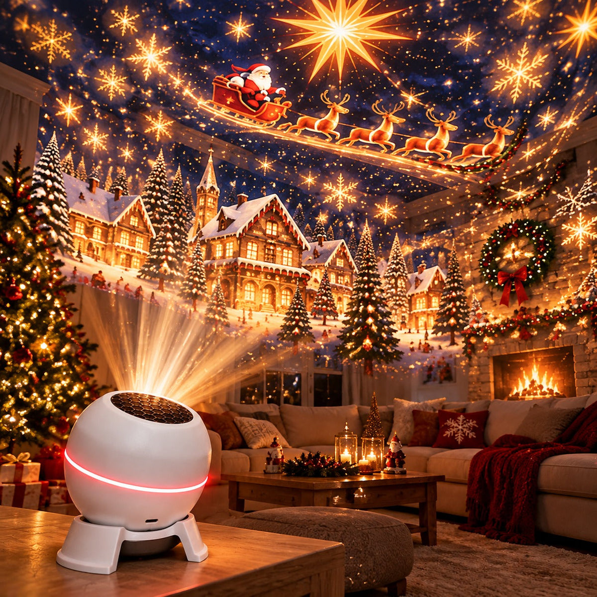 Thethenuvaro™ Christmas Projector