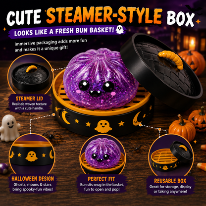 🔥 55% OFF TODAY 🎃 Halloween Steamed Bun Squishy Mystery Box Toy