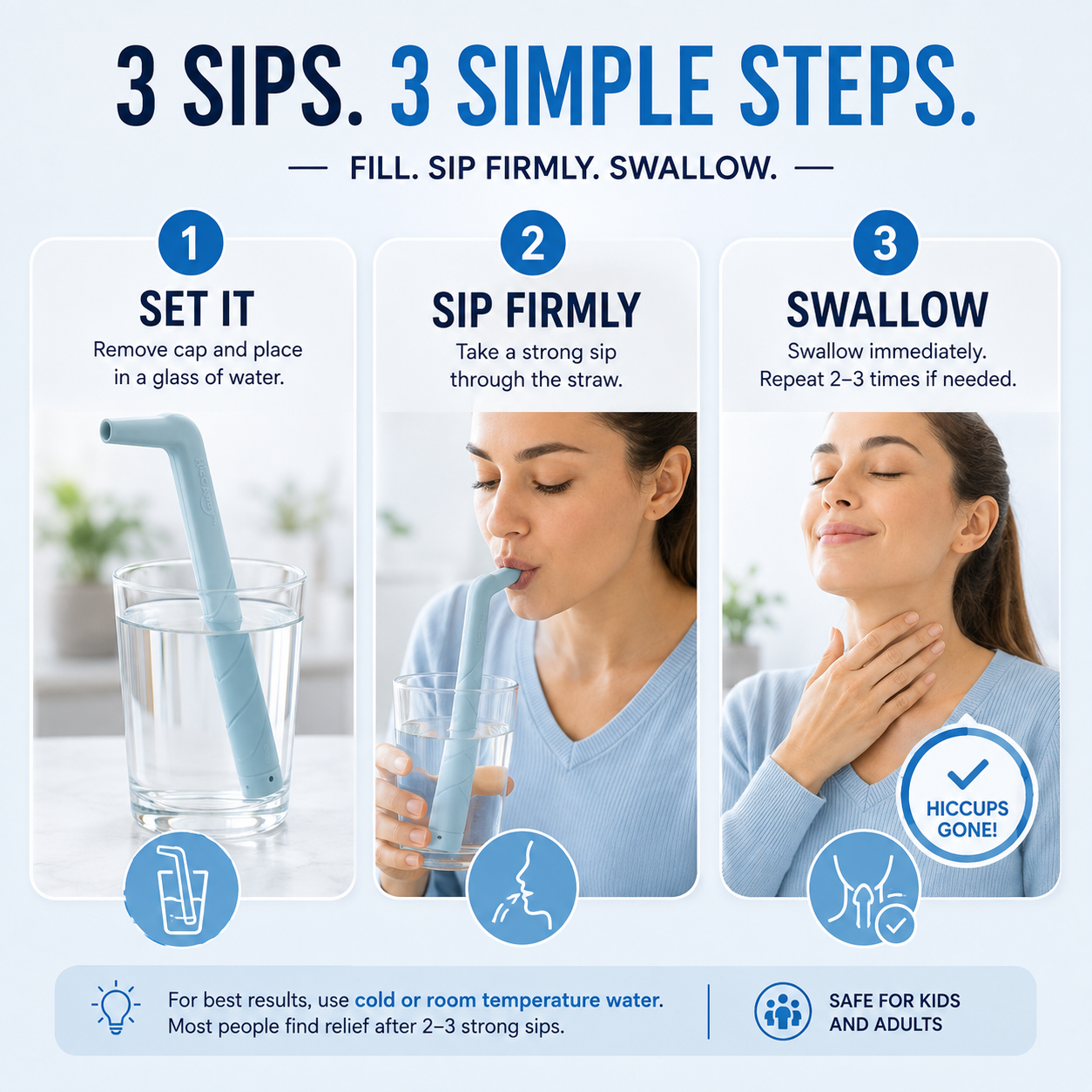 💧 2026 New Trending Hiccup Relief Tool – Portable Reusable Resistance Drinking Device