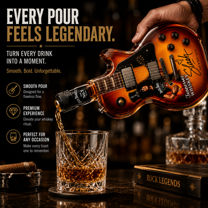 🎸 Guitar Whiskey Decanter | Rock-Inspired Collectible Bottle Gift