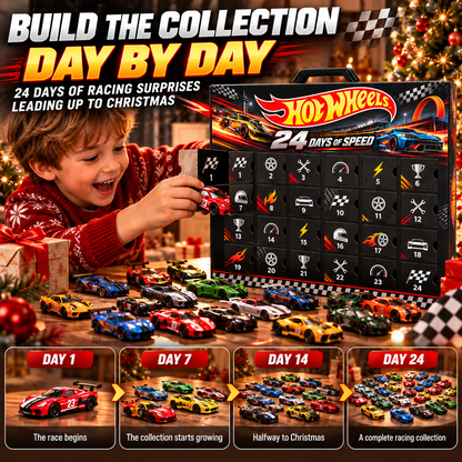 🏎️ 24-Day Racing Advent Calendar – Christmas Countdown Gift for Car Fans & Racing Lovers