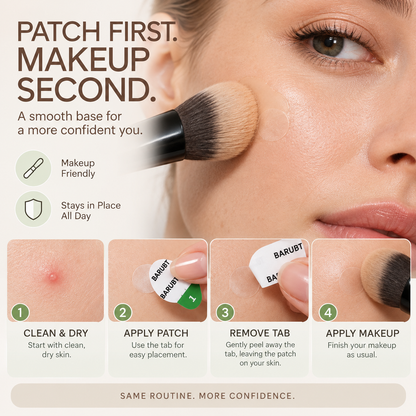 💄 PRE-MAKEUP SPOT PATCHES | Ultra-Thin Clear Blemish & Dark Spot Patches for a Smoother Makeup Finish