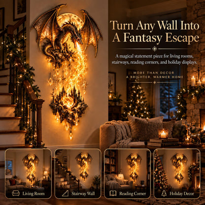 🎁Last Day 49% OFF -🐉 Dragonfire Guardian™ Wall Sconce – A Legendary Flame Awakens On Your Wall