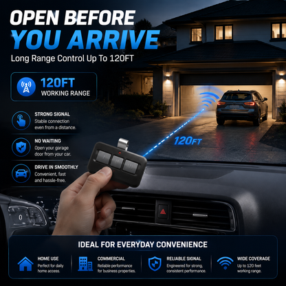 🏠 Smart Garage Remote For Home – Easy Wireless Door Opener Control