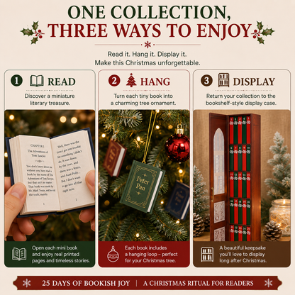 📚 25-Day Mini Book Advent Calendar – A Book Lover's Christmas Countdown