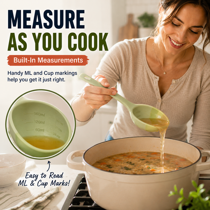 SCOUPS™ 3-In-1 Kitchen Spoon | Ladle Spatula Measuring Cup