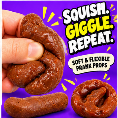 🔥 Limited-Time 49% OFF –💩 7-Piece Realistic Fake Poop Prank Set 🎁 Hilarious Gag Gift for Dad, Friends & Family