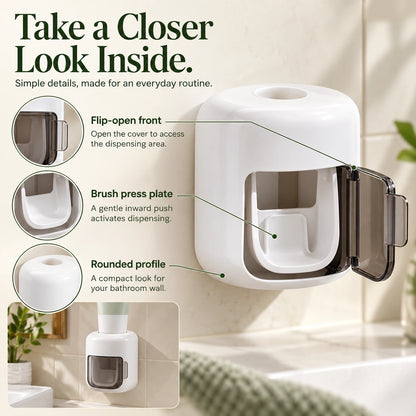 🪥Wall-Mounted Toothpaste Dispenser | Brush-Activated