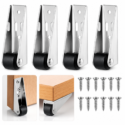 🛞 HOT SALE | 360° Swivel Furniture Caster Wheels – Heavy-Duty Moving Wheels for Beds, Sofas, Cabinets & Storage