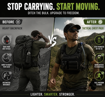 Tactical Chest Bag – Compact EDC Sling Pack Built For Outdoor Adventures