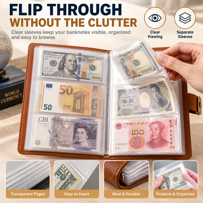 🔒 MONEY ORGANIZER | A6 Savings Notebook with Secure Closure – Cash Storage, Budget Planner & Expense Tracker