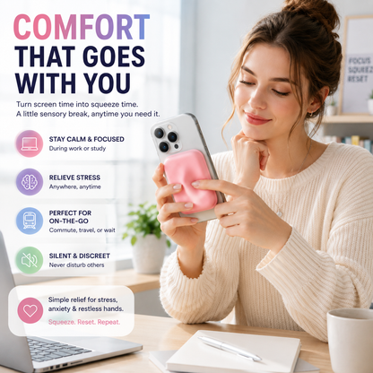 Magnetic Phone Squishy™ | Soft Stress Relief Fidget Toy for MagSafe Phones