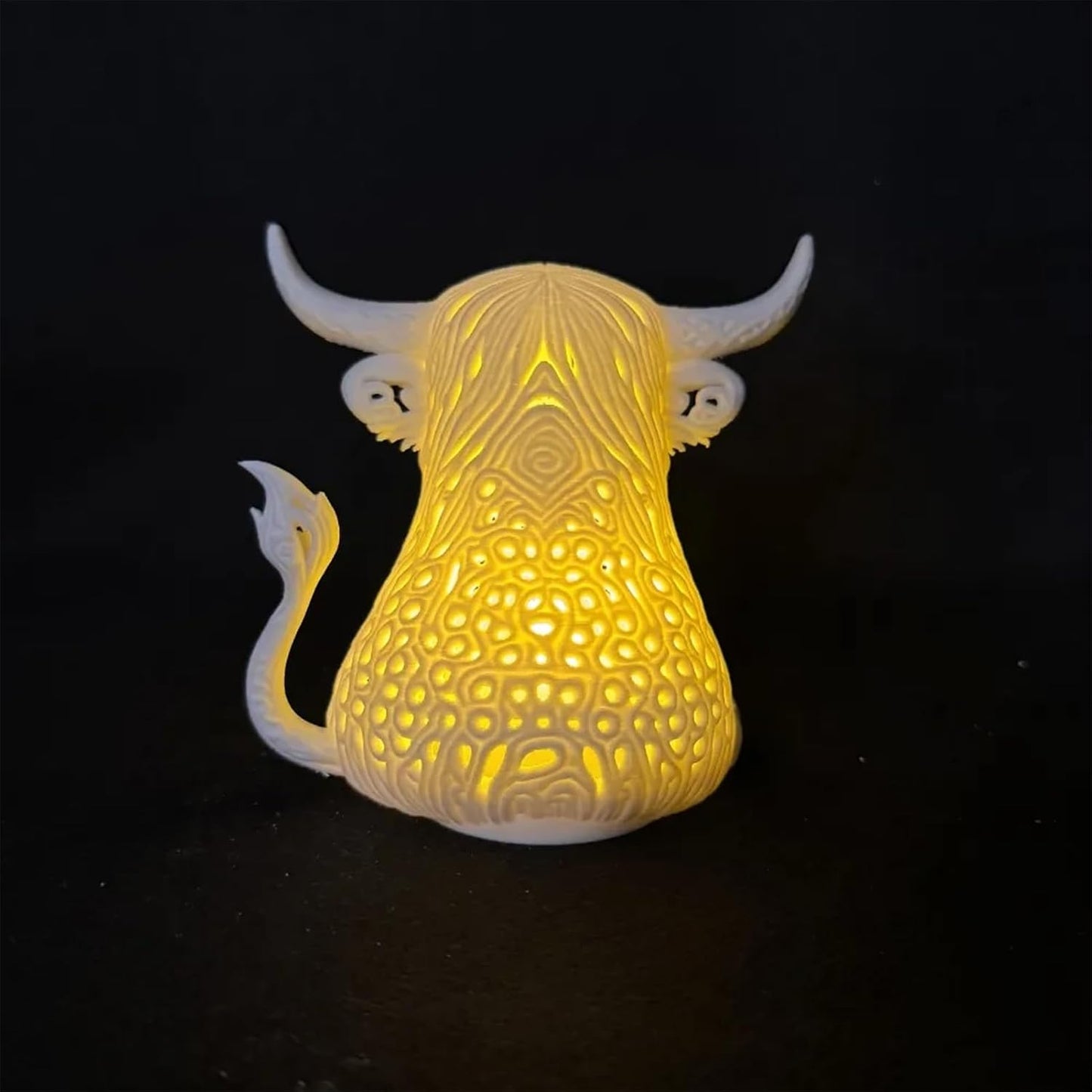 🐮Highland Cow Cozy Glow Lamp | Cute Warm Night Light for Home Decor