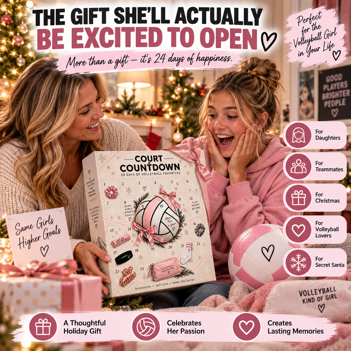 🏐 Volleyball Advent Calendar | The Ultimate Christmas Surprise Gift For Volleyball Girls