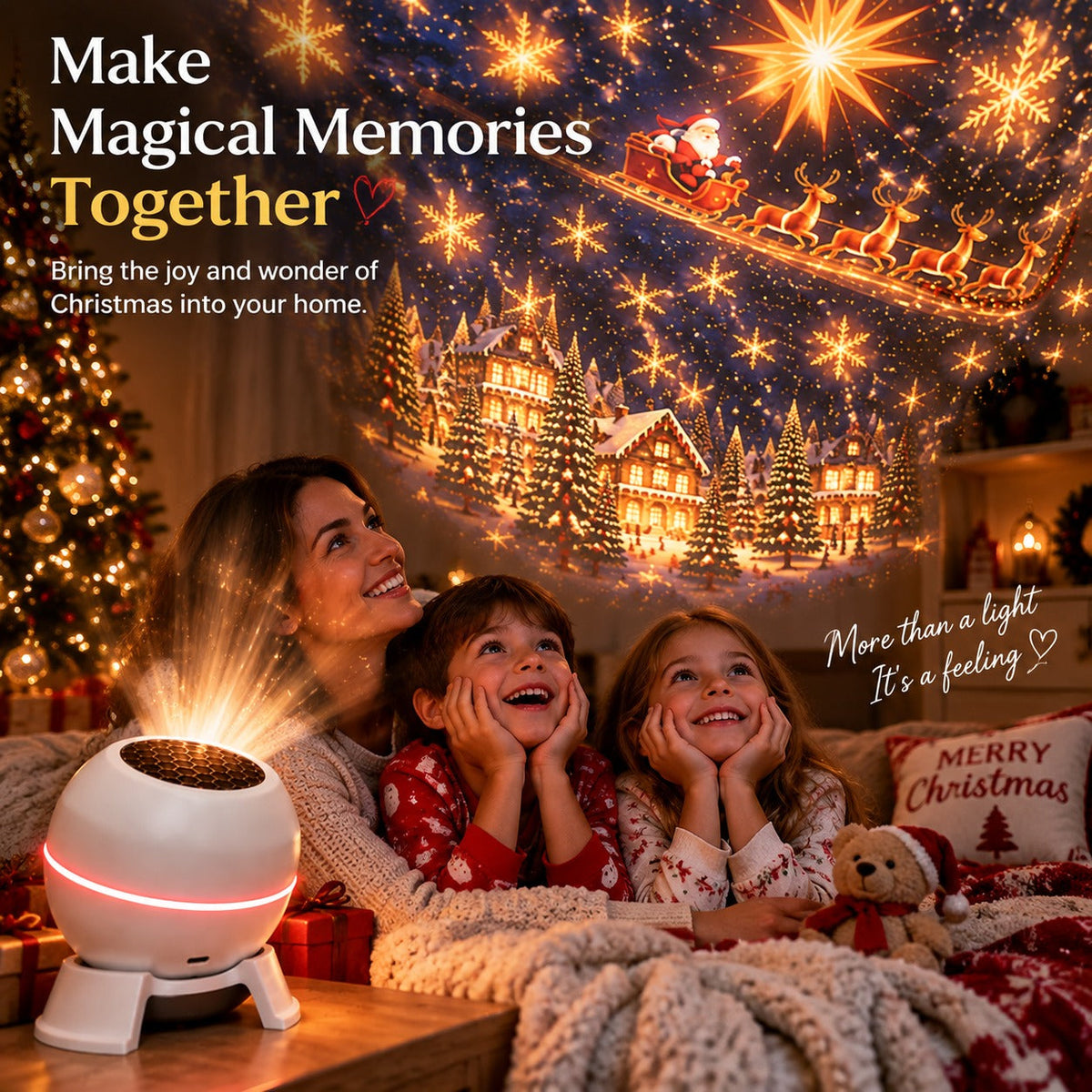 Thethenuvaro™ Christmas Projector