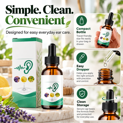 💧 EAR CARE DROPS | Easy Dropper Formula for Daily Personal Care & At-Home Wellness