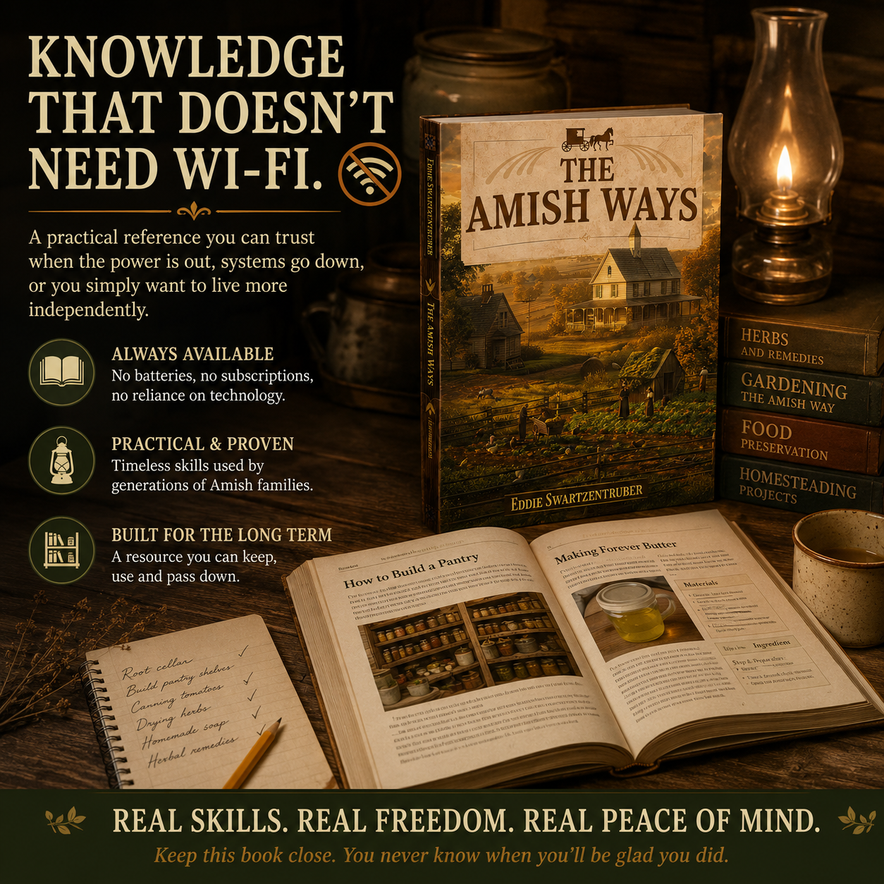 🏡 HOMESTEADING FAVORITE | Practical Self-Sufficiency Guide – Food, Pantry, Home & Traditional Living Skills