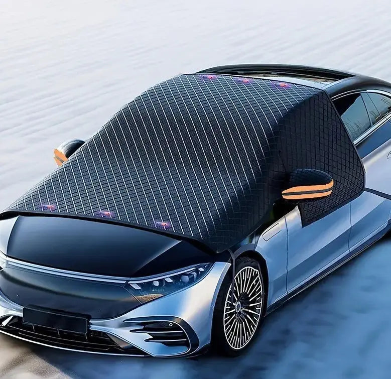 🚗 Magnetic Windshield Cover – All-Season Sun, Snow & Frost Protector for Cars, SUVs & Trucks