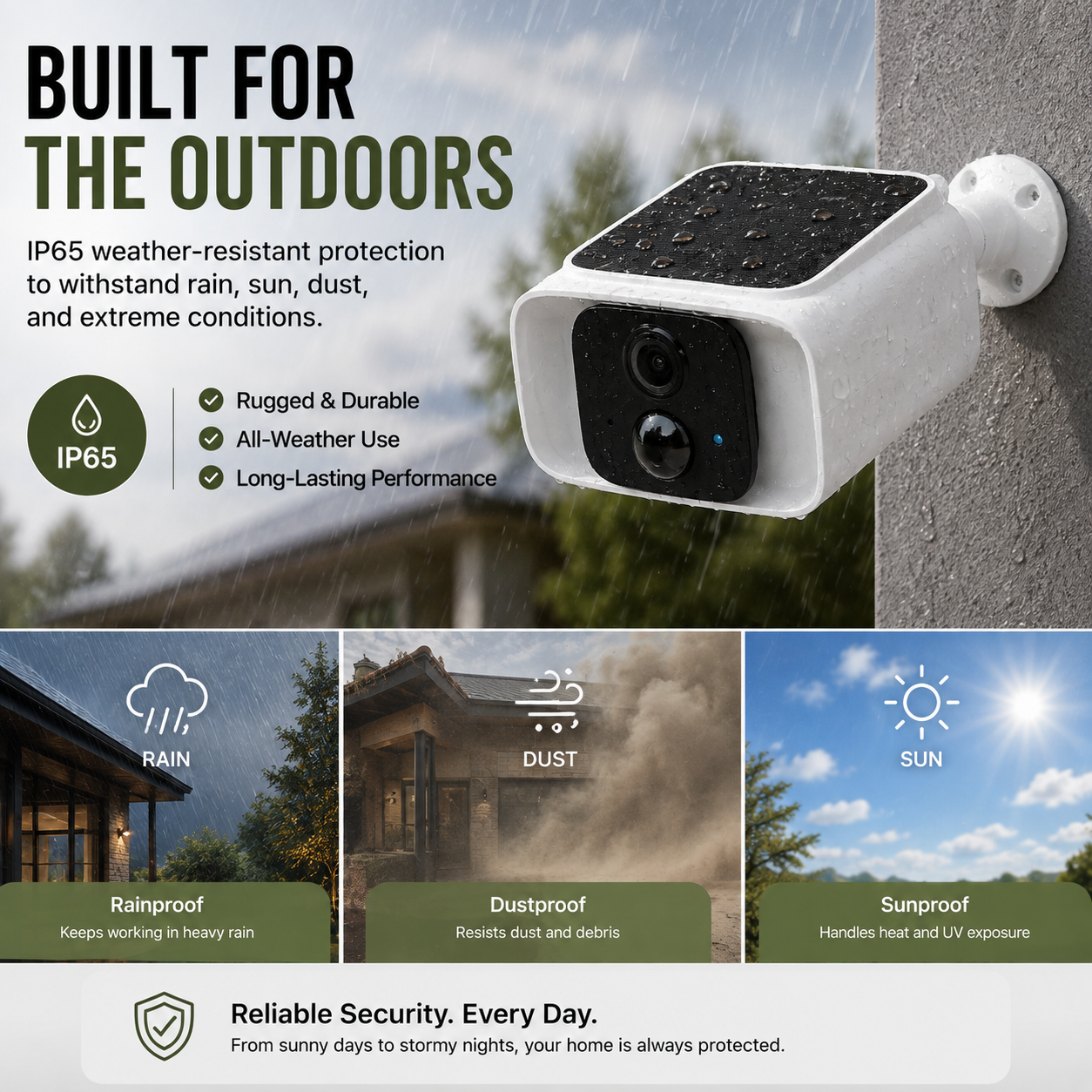 🔥 HOT SALE | 4MP Solar Security Camera – Smart Outdoor Monitoring Day & Night