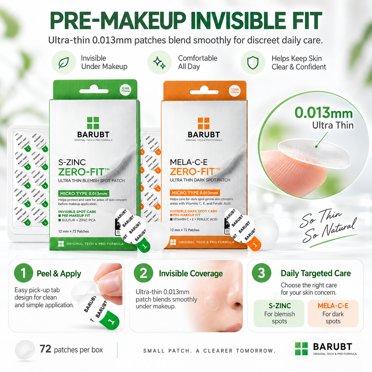 💄 PRE-MAKEUP SPOT PATCHES | Ultra-Thin Clear Blemish & Dark Spot Patches for a Smoother Makeup Finish