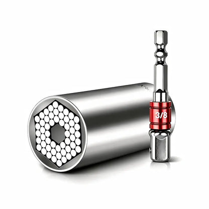 ⚙️ SELF-ADJUSTING SOCKET | Universal Multi-Size Adapter for Nuts, Bolts, Hooks & Everyday Fasteners