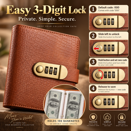 🔒 MONEY ORGANIZER | A6 Savings Notebook with Secure Closure – Cash Storage, Budget Planner & Expense Tracker