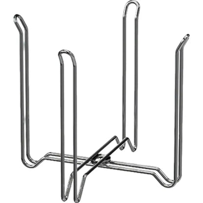 🗑️ HOT SALE | Foldable Countertop Trash Bag Holder – Stainless Steel Kitchen Waste Rack for Grocery Bags & Food Scraps