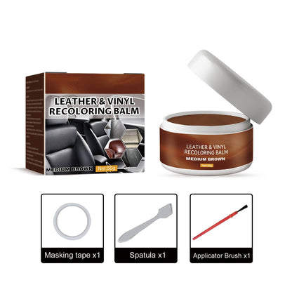 ✨ Leather & Vinyl Recoloring Balm Kit – Restore Faded Seats & Furniture