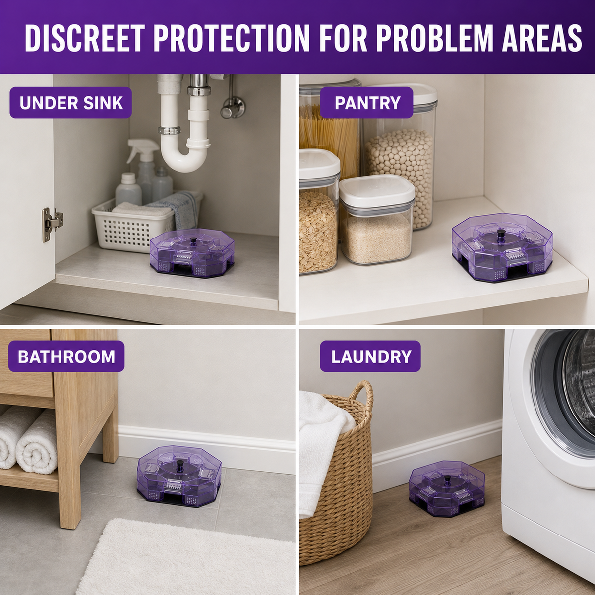 🪳 50% OFF Reusable Roach Trap – Catch Crawling Pests Without Spraying