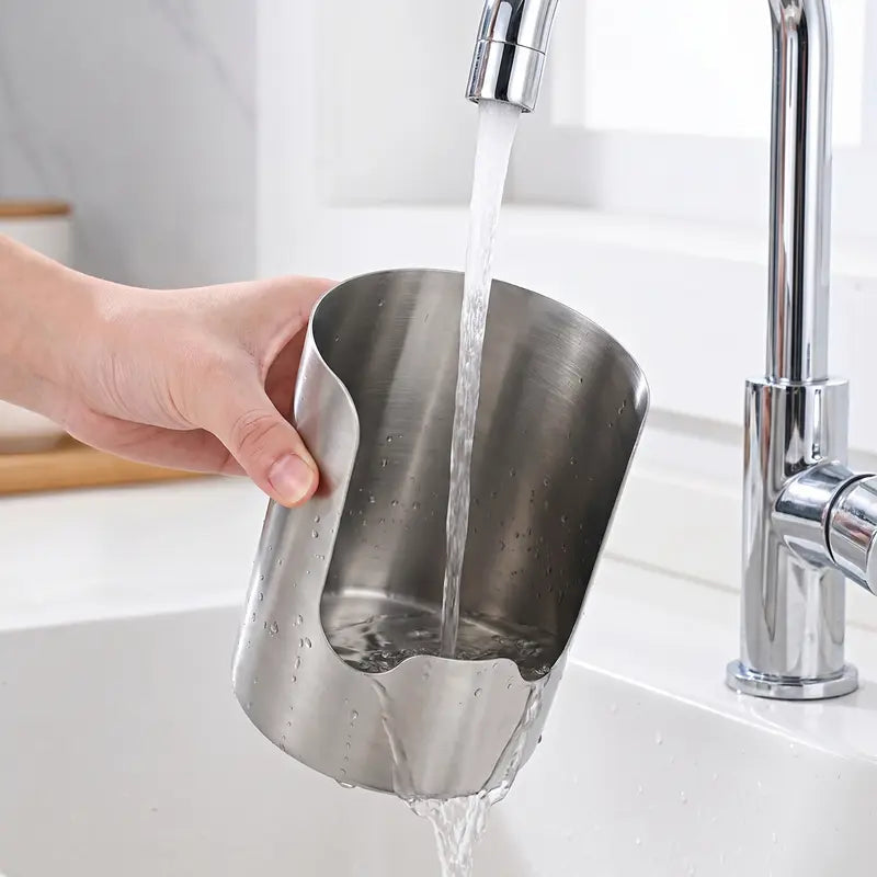 ⚡️Thickened Stainless Steel Utensil Organizer, Rust Resistant Easy to Clean