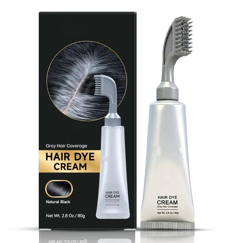 🪮 Gray Hair Cover Up Comb – No-Mess Instant Hair Color Touch-Up Tool