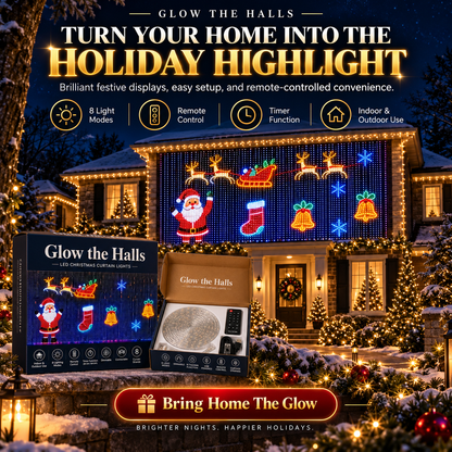📱 SMART CHRISTMAS LIGHTS | App Controlled LED Curtain – Animated Pixel Display for Windows, Walls & Holiday Decor