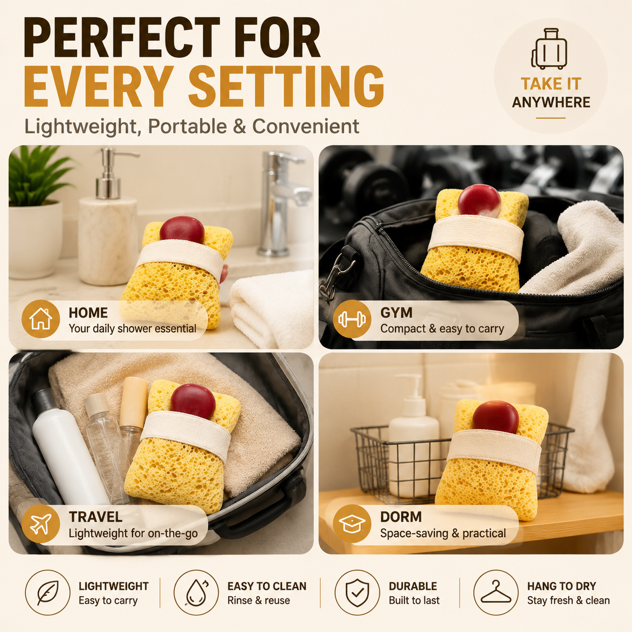 🔥 Limited Time Deal: Soft Soap Pocket Sponge – The Easy Way To Create More Shower Foam