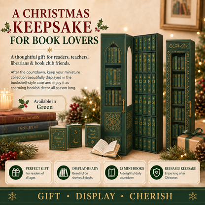 📚 25-Day Mini Book Advent Calendar – A Book Lover's Christmas Countdown