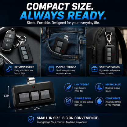 🏠 Smart Garage Remote For Home – Easy Wireless Door Opener Control