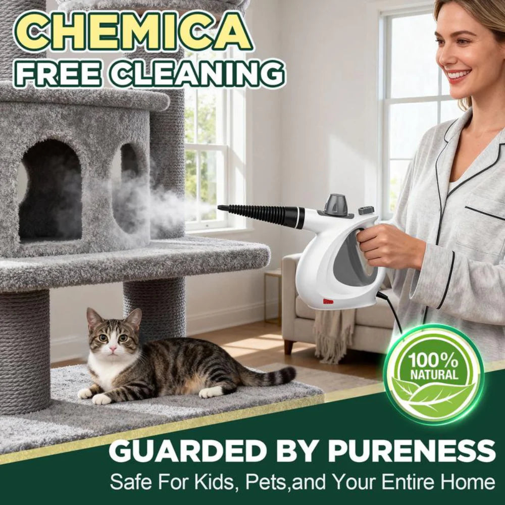 Handheld Steam Cleaner | 500ML High Pressure Chemical-Free Cleaning