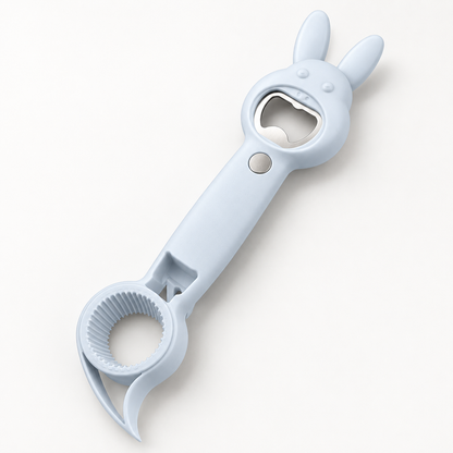🐰 6-in-1 Magnetic Rabbit Opener – Jar, Bottle, Can & Wine Opening Tool