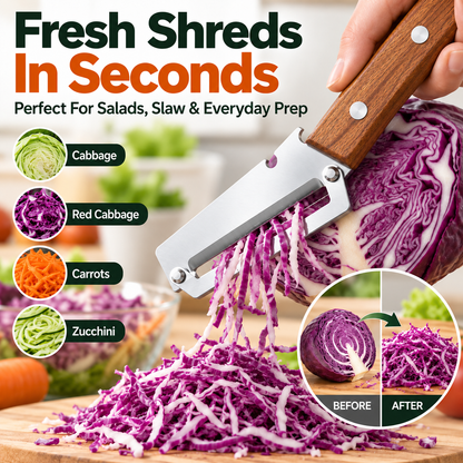 🥕 3-in-1 Wide Blade Vegetable Peeler, Slicer & Shredder – Fast Everyday Meal Prep Tool
