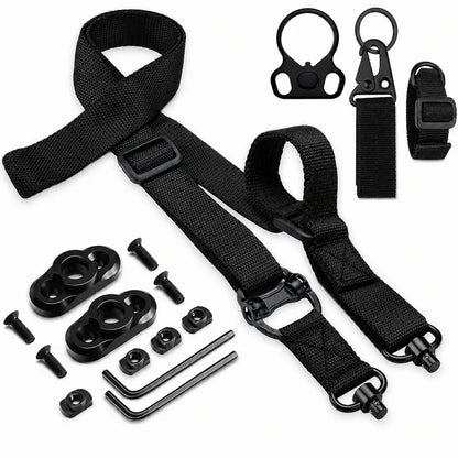 🧭 2-Point Quick-Adjust Outdoor Sling | Durable Swivel Strap