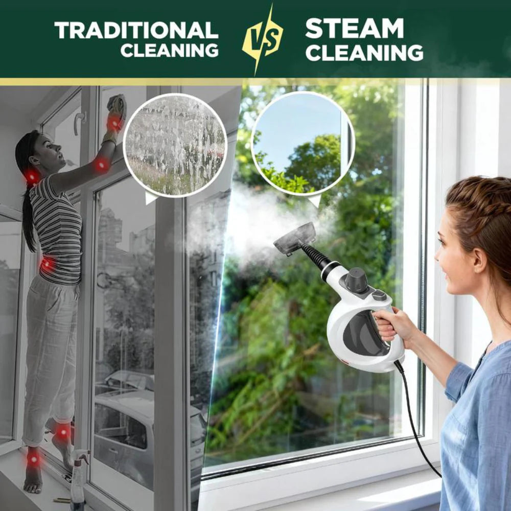 Handheld Steam Cleaner | 500ML High Pressure Chemical-Free Cleaning