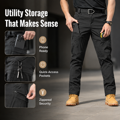 👖Men’s Stretch Tactical Cargo Pants | Slim-Fit Multi-Pocket Work Pants