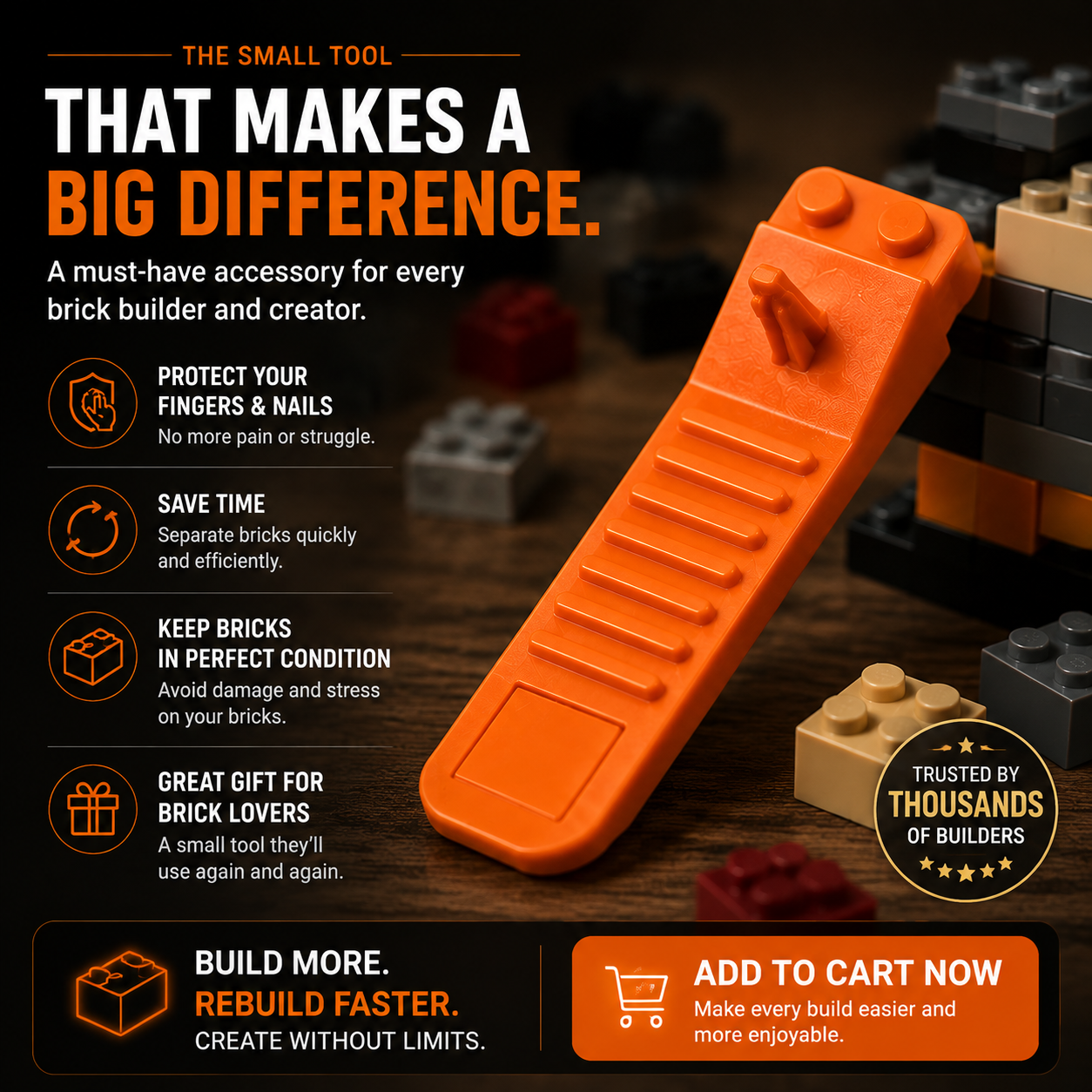 🧱 Brick Separator Tool | Easy LEGO Brick Remover For Faster Building & Rebuilding