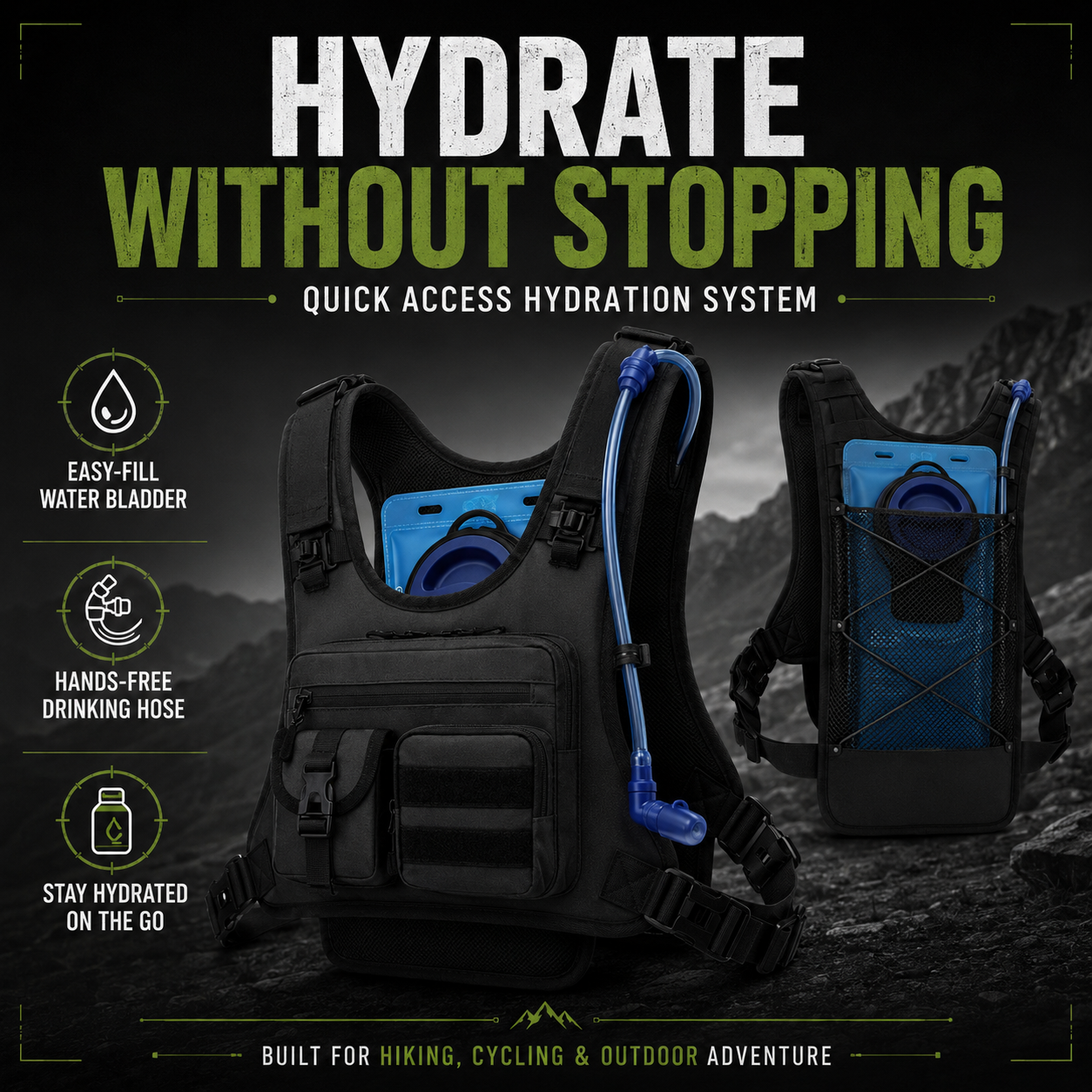 Tactical Chest Bag – Compact EDC Sling Pack Built For Outdoor Adventures