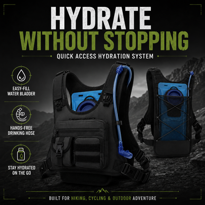 Tactical Chest Bag – Compact EDC Sling Pack Built For Outdoor Adventures