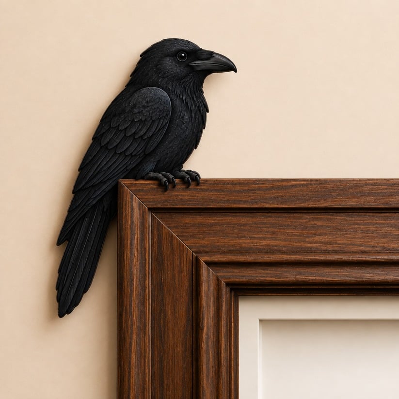 🔥Last Day: Buy 3 Get 1 Free - 🐦✨Wooden Chickadee Door Topper