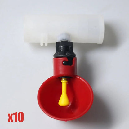 📍Gravity-Fed Automatic Chicken Waterer Cups
