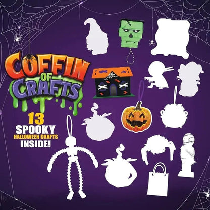 🎉Coffin Of Crafts Halloween Advent Calendar 2026 🎃 | 13 Days Of Spooky Crafts & Creative Surprises For Kids