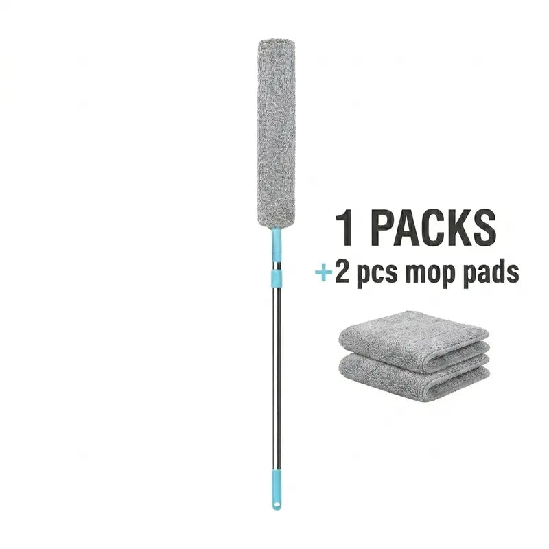 🧹 Flexible Microfiber Duster – Bend, Reach & Clean Hidden Dust
