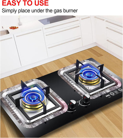 🔥 20-Pack Disposable Stove Burner Protectors – Less Mess, Less Scrubbing
