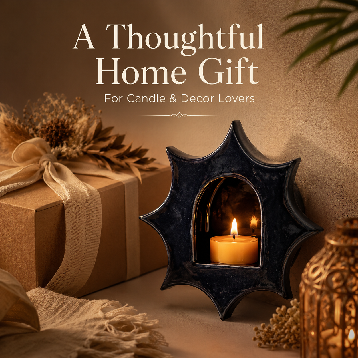 ✨Handcrafted Moroccan Wall Sconce – Tea Light & Decorative Niche